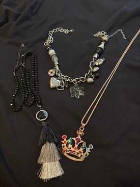 Lot of three necklaces as shown